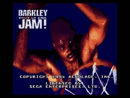Barkley - Shut Up and Jam! Title Screen